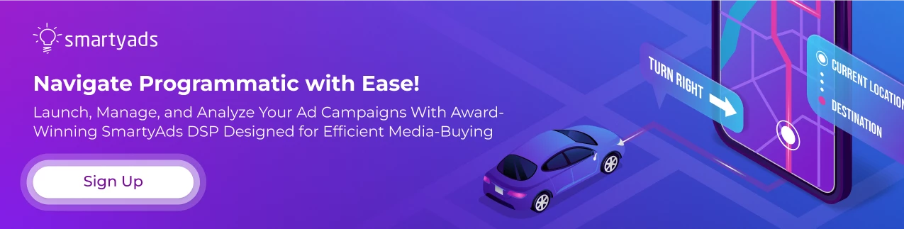 Sign up for SmartyAds DSP