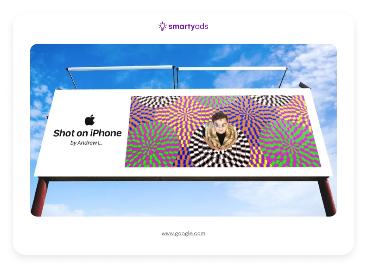 Iphone native ad campaign