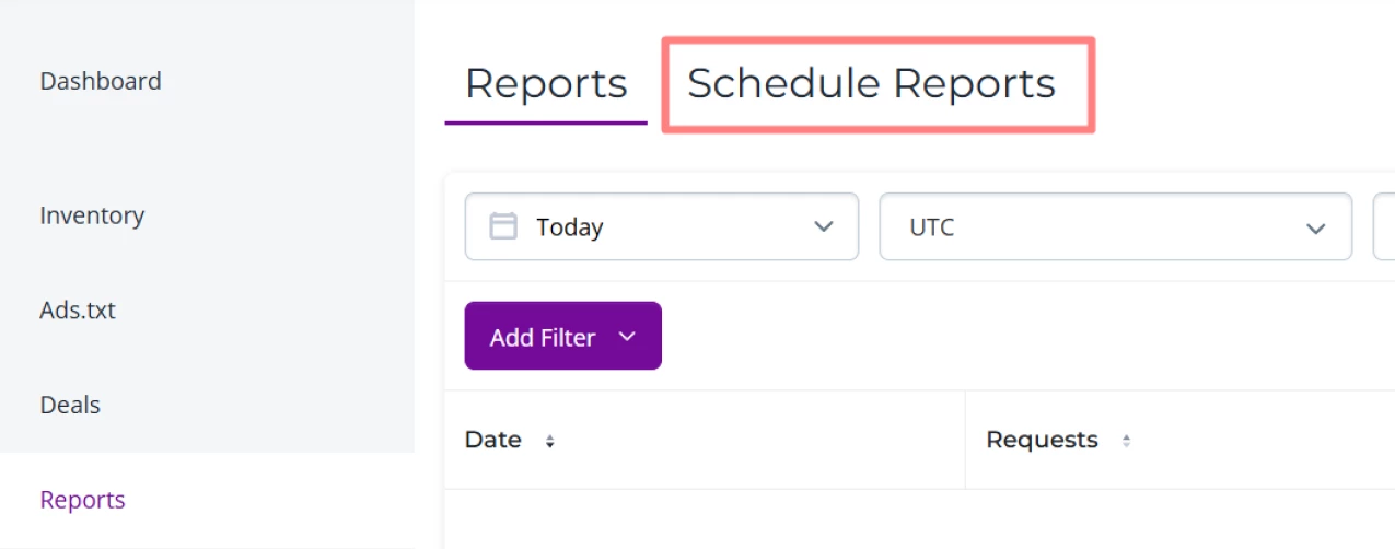 schedule reports ssp